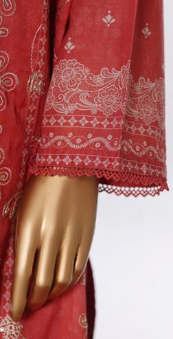 Bin Saeed Luxury Lawn White & White Chickenkari Embroidery 3Piece Stitched COLLECTION 2026. D-05