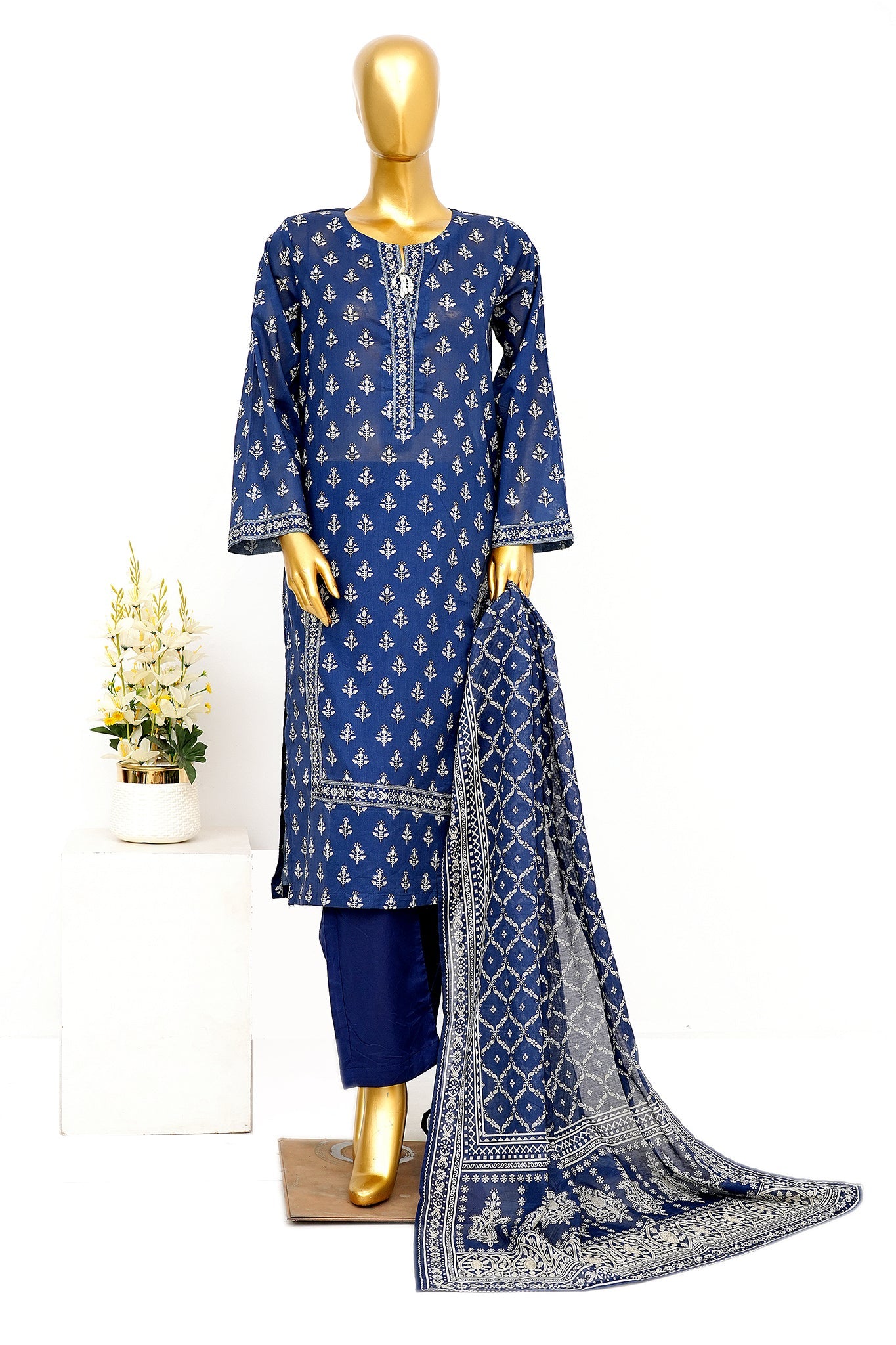 BIN SAEED Luxury Lawn Printed 3pcs Stitched Vol-30 3Piece Stitched COLLECTION 2026 D#-115