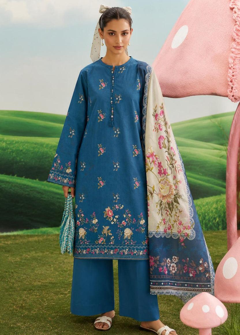 Sadabahar Ready To Wear Textured Lawn Printed Vol-14 3Piece Stitched Collection 2026 D#-10