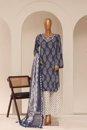 Sadabahar CutWork Embroidery Lawn 3Piece Stitched D#06