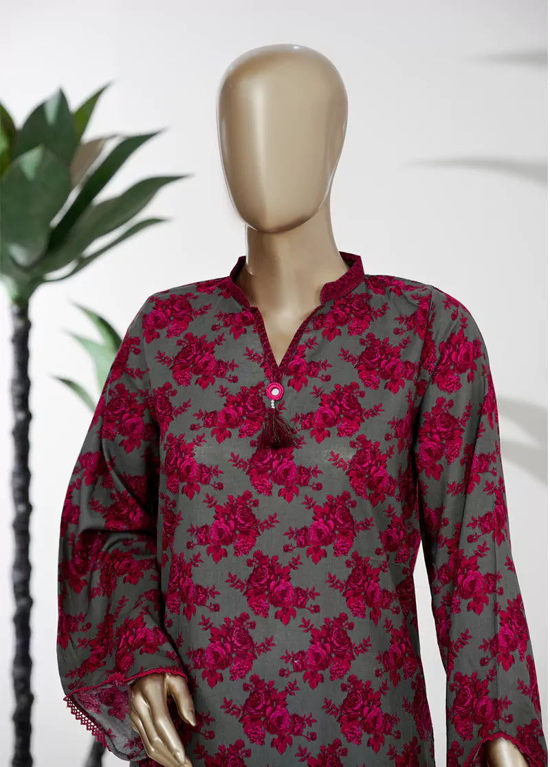BIN SAEED Luxury Lawn Printed 3pcs Stitched Vol-18 3Piece Stitched COLLECTION 2026 D-01