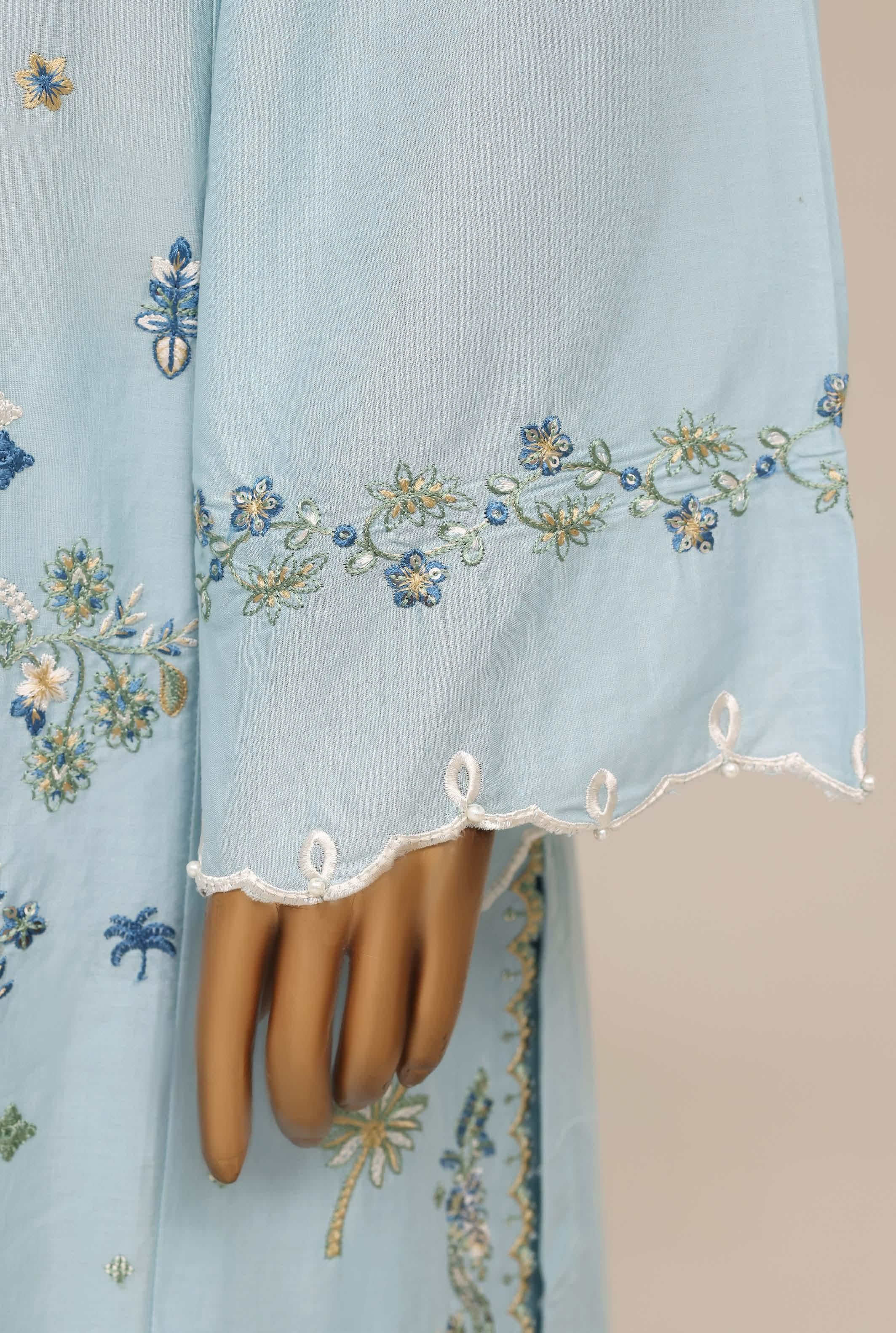 Sadabahar Luxury Slub Lawn Embroidery Stitched Vol-15 Collection 2026. LEL-02