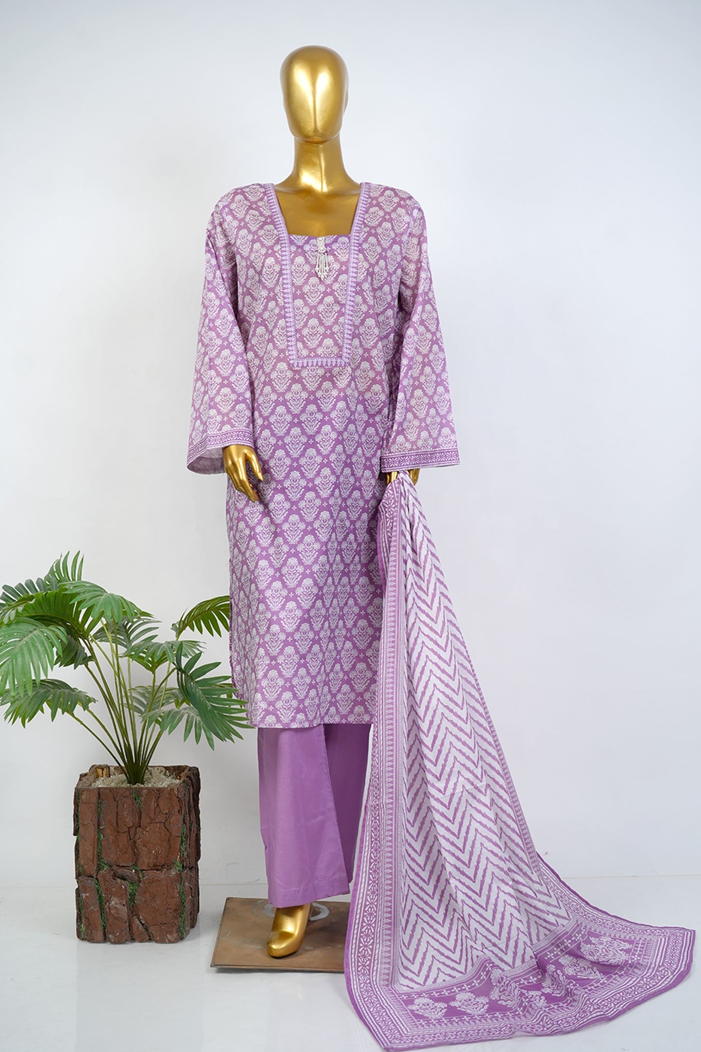 BIN SAEED Luxury Lawn Printed 3pcs Stitched Vol-30 3Piece Stitched COLLECTION 2026 D#-138