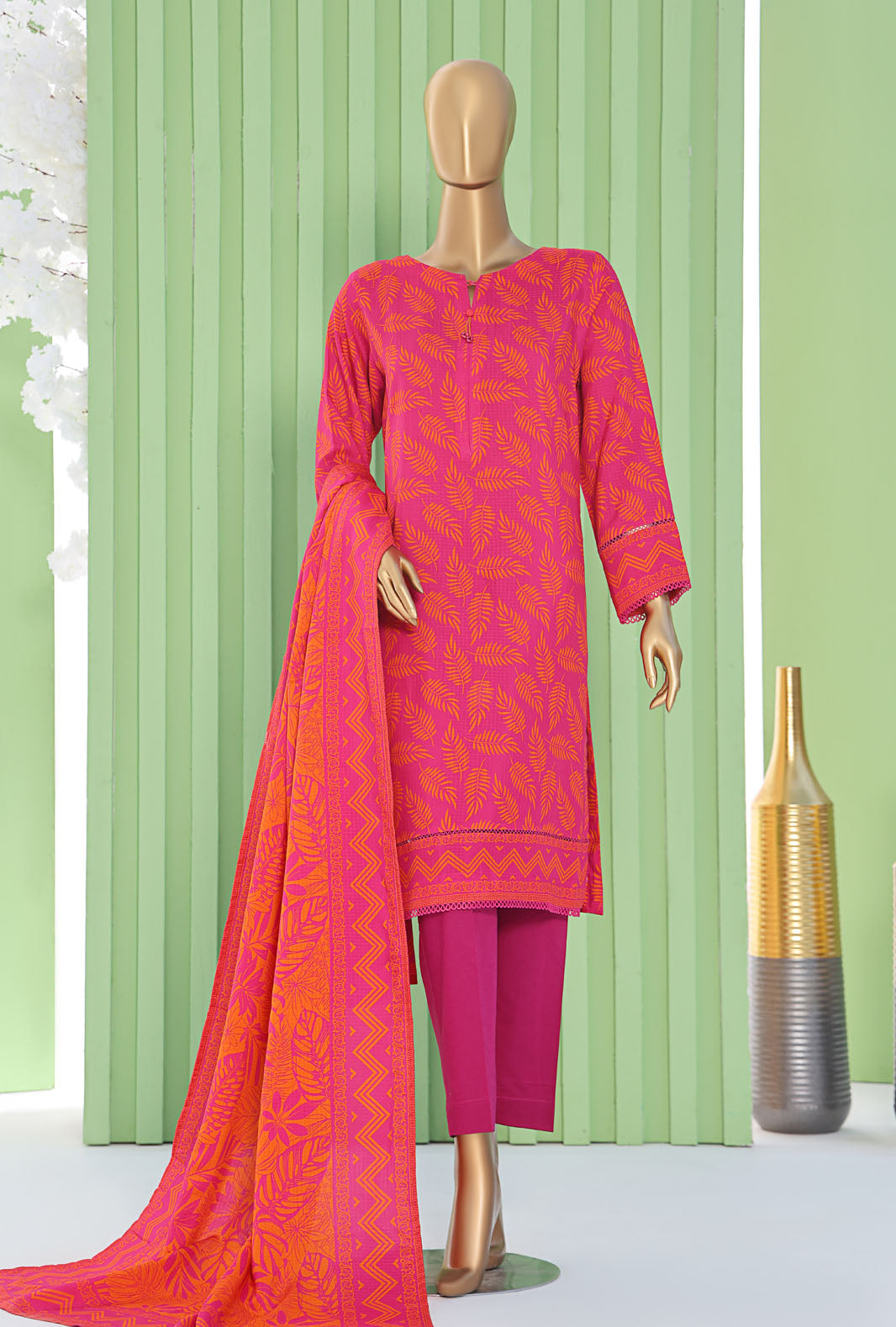 Vogue By HZ Textiles Printed Viscose Suit Unstitched 3 Piece Winter Collection 2025 D-12