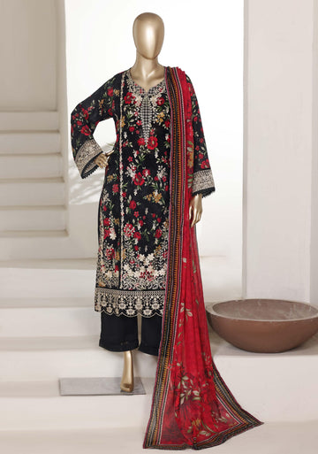Sadabahar Luxury Signature  Lawn Embroidery 3Piece Stitched Vol-03 COLLECTION 2026. D-06