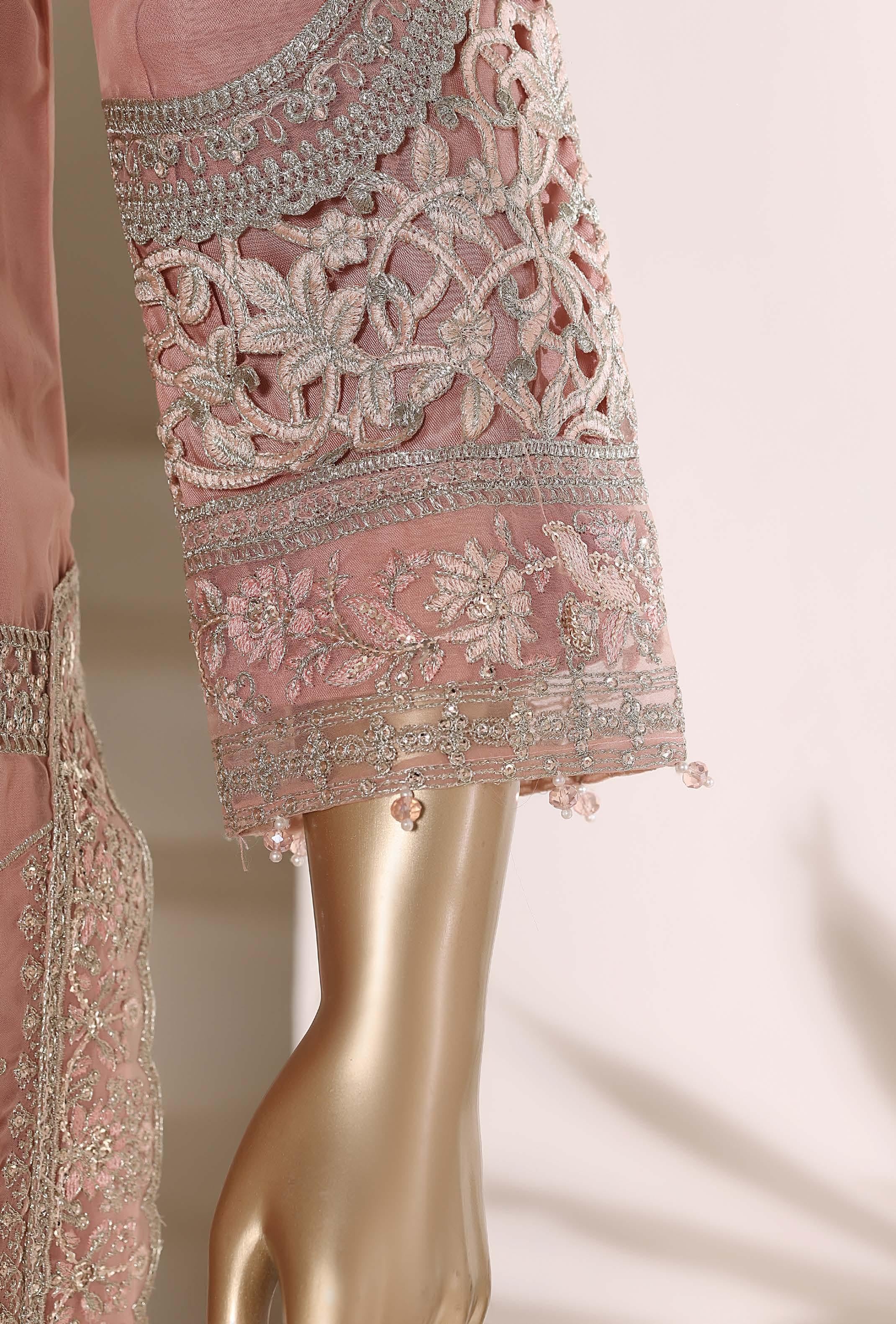 SADABAHAR LUXURY FORMAL FESTIVE °MAHPARA° ORGANZA EMBROIDERED 3PIECE STITCHED Vol-03 COLLECTION 2026 D#-04