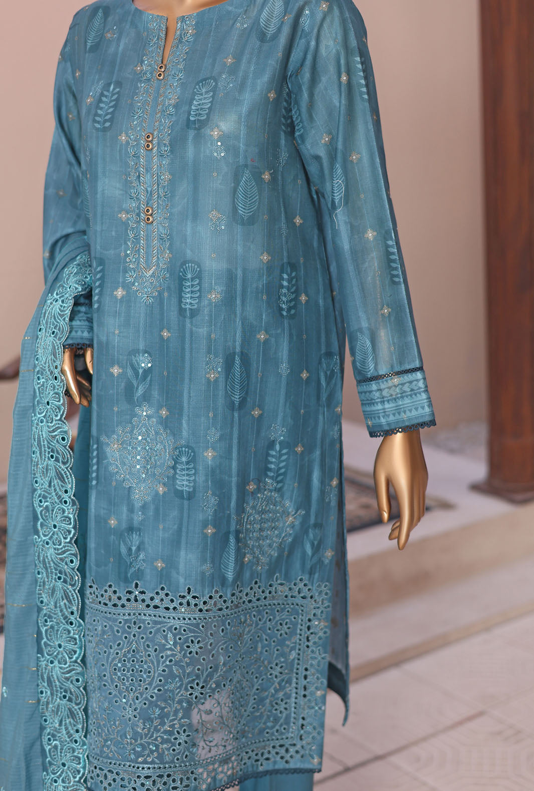 Ninokara by HZ Textiles Embroidered Jacquard Suit Unstitched 3 Piece Collection Vol-03 2026 D#-01