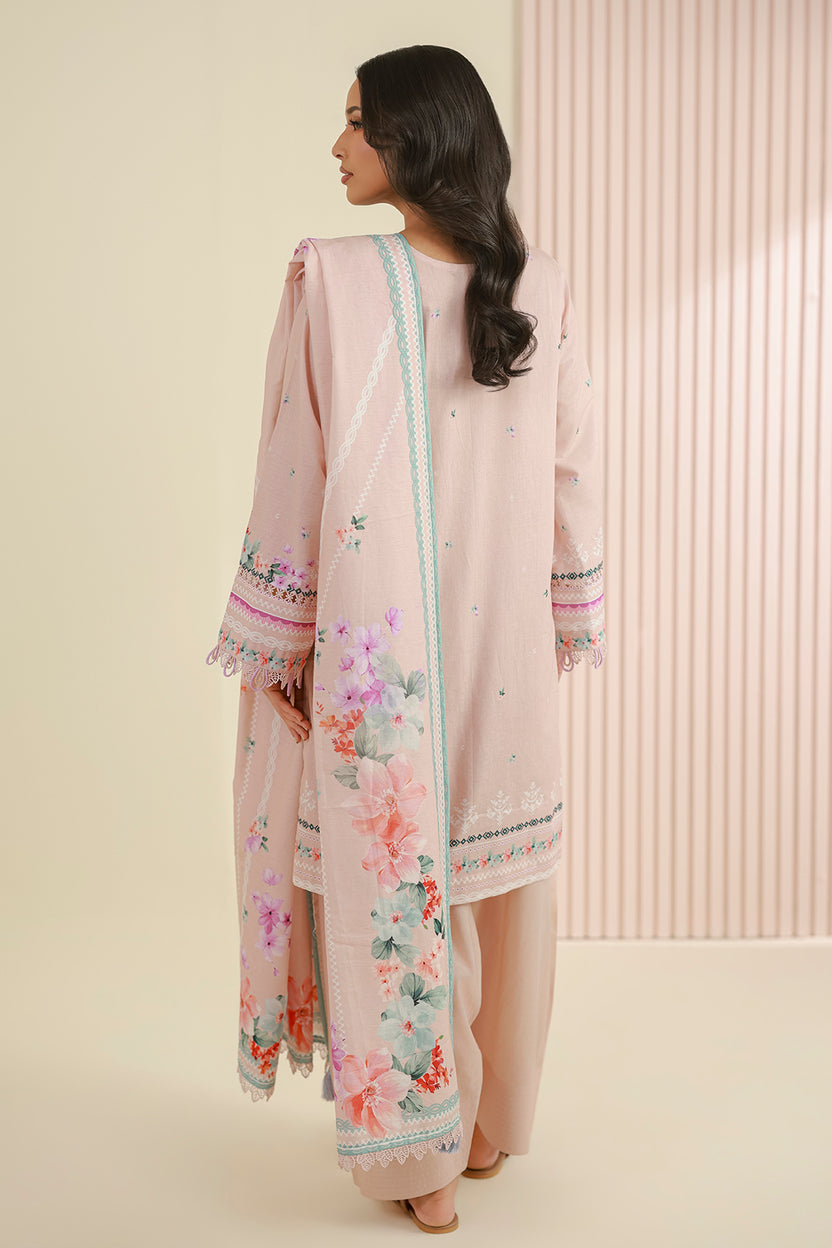 Zellbery Luxury Lawn Printed 3Piece Unstitched Collection 2026 WUS26X30953
