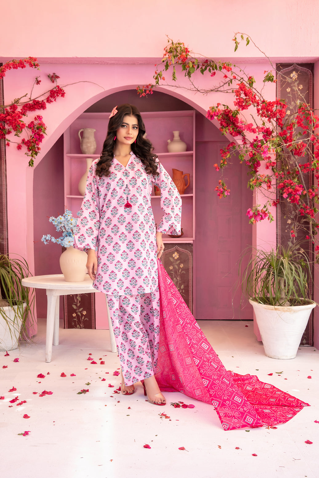 CORA VOL-02 BY TAWAKKAL LUXURY PRINTED LAWN 3PIECE STITCHED COLLECTION 2026 D#-03