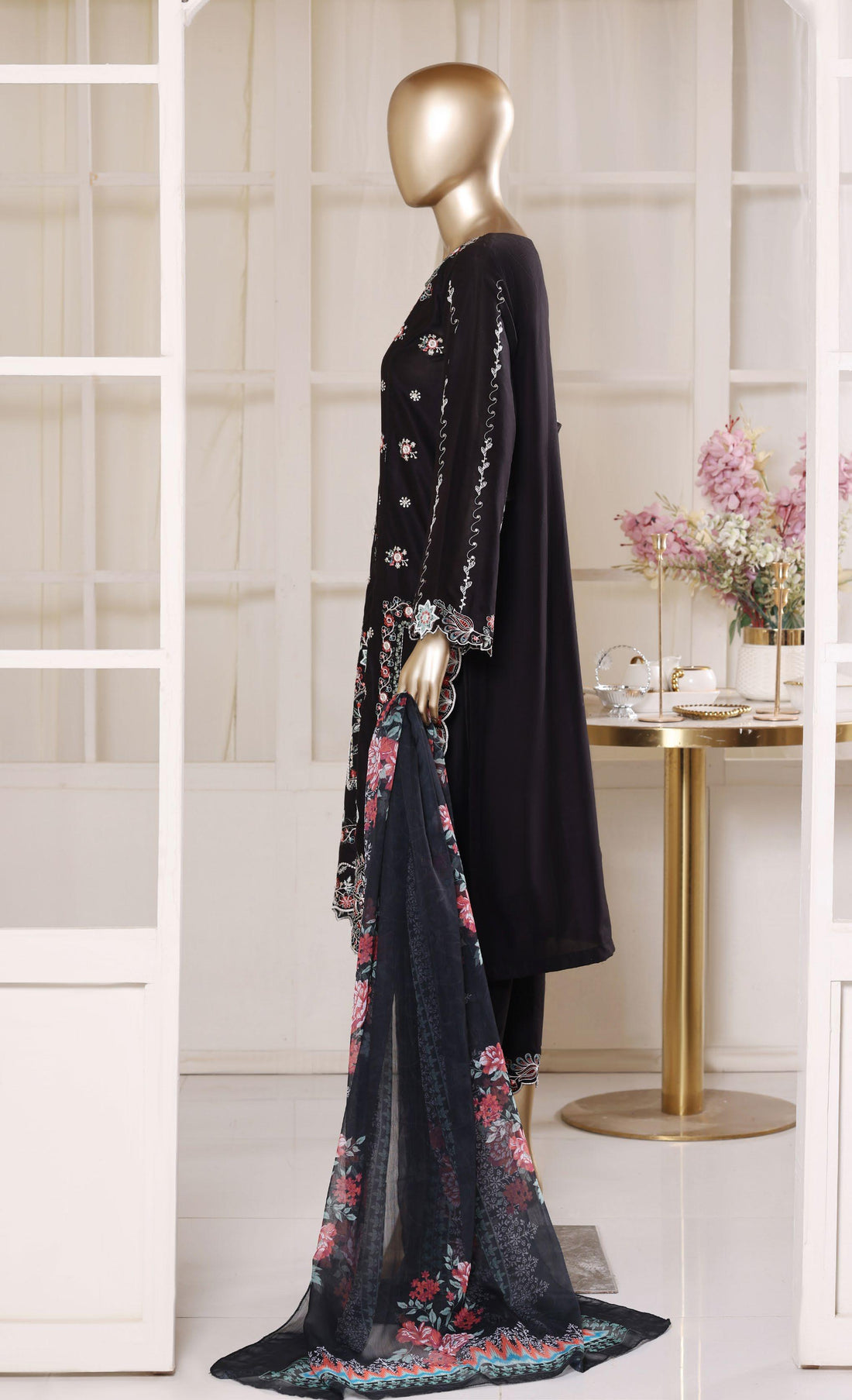 Bin Saeed Luxury Laserkari Heavy Embroidery Festive Vol-02 3Piece Stitched Collection 2026 D#-30