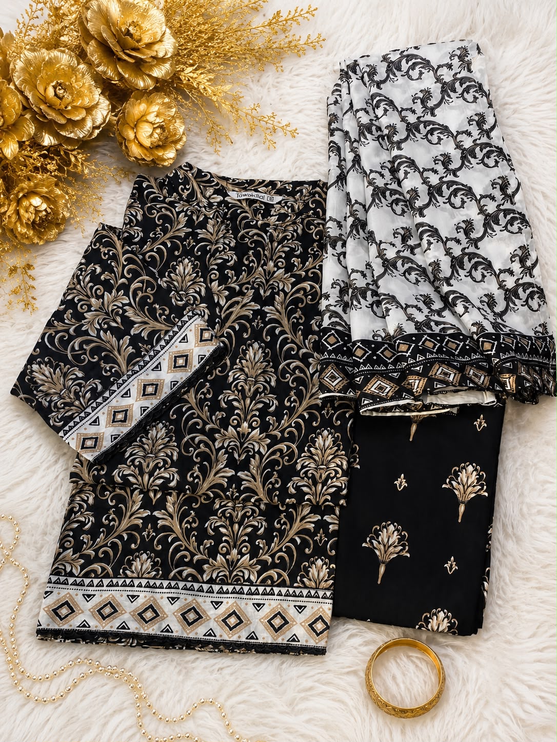 Tawakkal Luxury Lawn Printed 3pcs Stitched Vol-01 3Piece Stitched COLLECTION 2026 D#-07