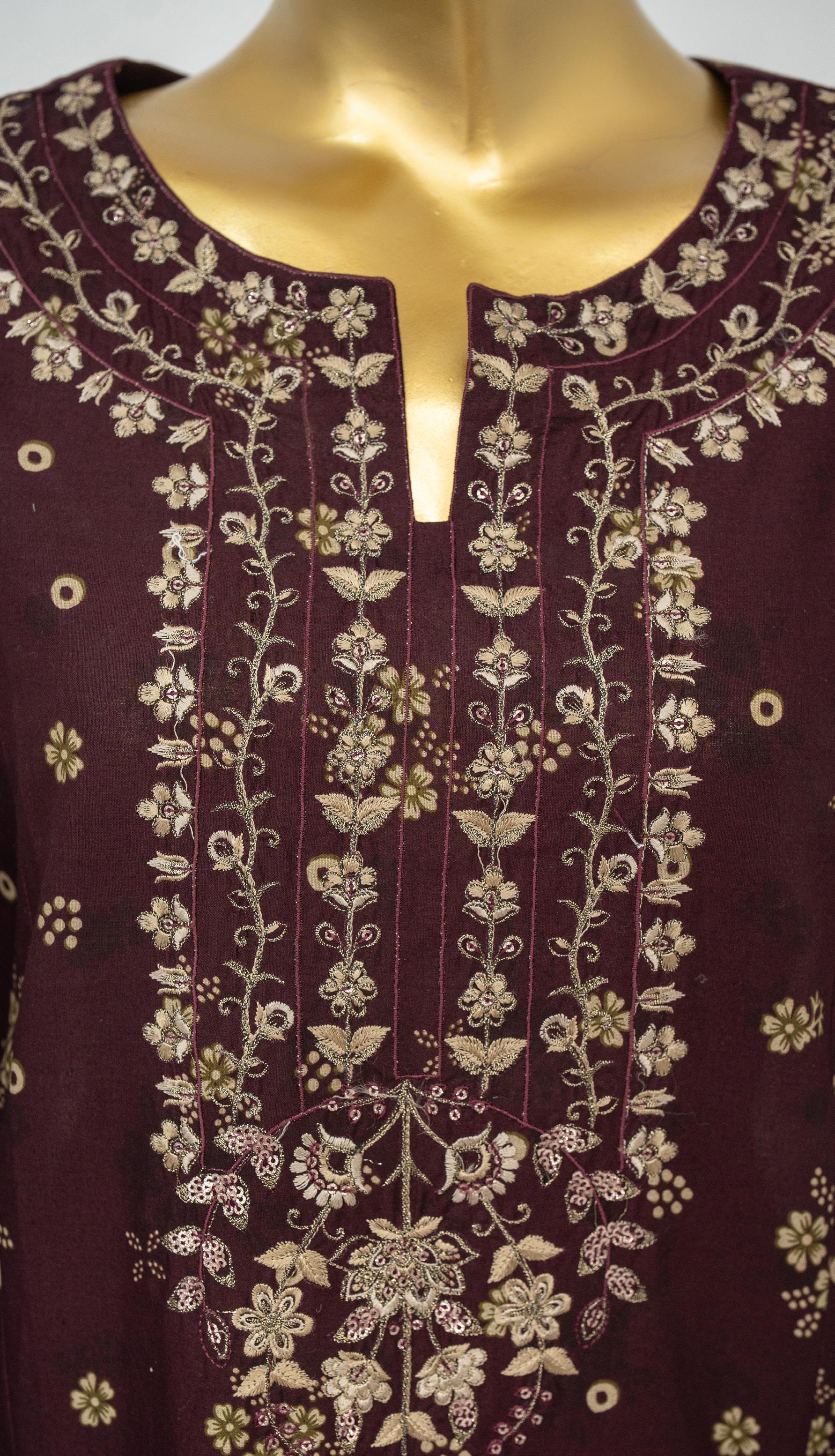 Bin Saeed Luxury Exclusive Embroidery 3 Piece Stitched Lawn Collection 2026 D#06