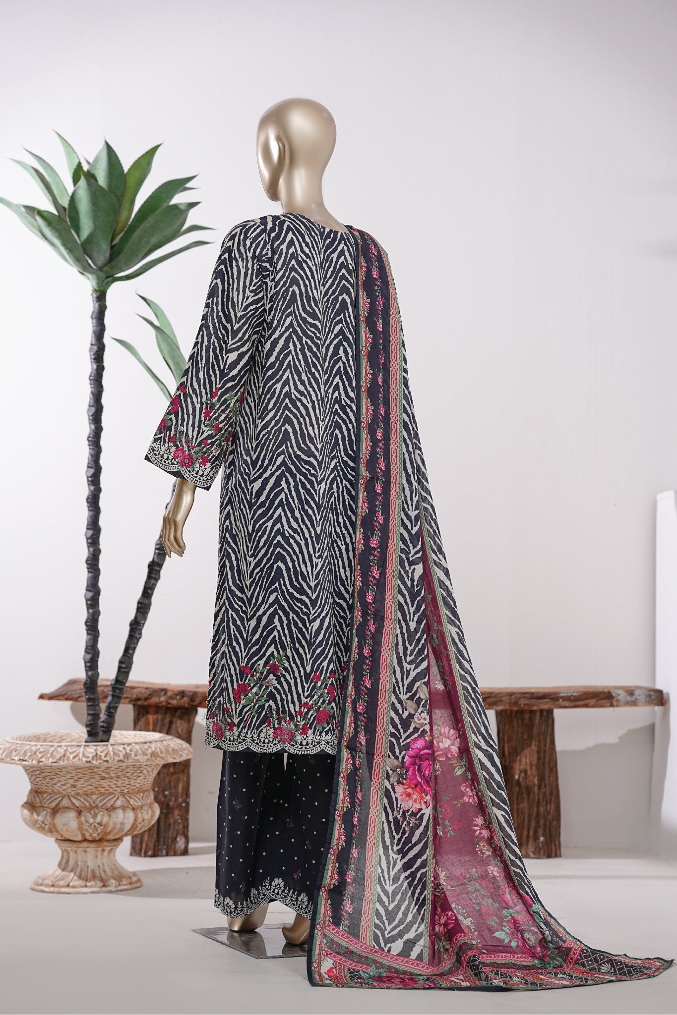 BIN SAEED Luxury Lawn Printed 3pcs Stitched Vol-18 3Piece Stitched COLLECTION 2026 D-#27