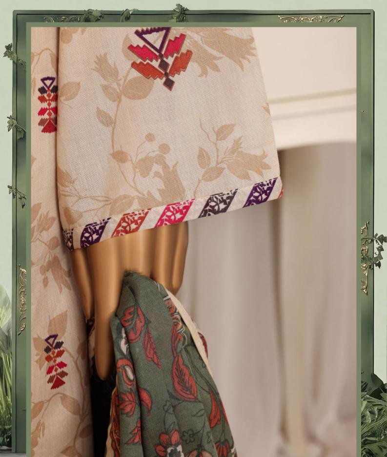 HZ Daily Wear Luxury Lawn Printed Vol-12 3Piece Stitched Collection 2026 D#-04