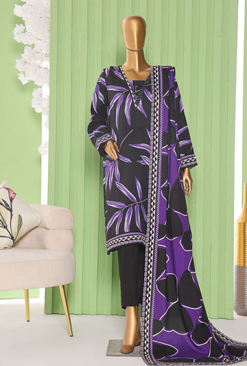 Vogue By HZ Textiles Printed Viscose Suit Unstitched 3 Piece Winter Collection 2025 D-03