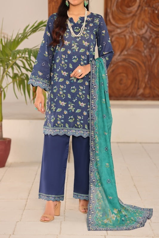 Aizal By Inaya Luxury Lawn Printed Vol-2 3Piece Stitched Collection 2026 AZIN-06