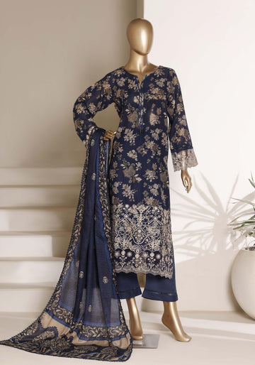 Sadabahar Luxury Amyrah Lawn With Digital Printed Lawn Dupatta 3Piece Stitched Eid Festive Edition Collection 2026. D#-02