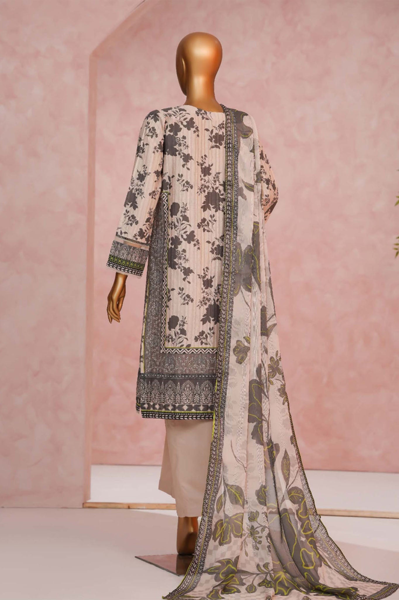 Enchant By HZ Stitched 3 Piece Linnokara Prints Collection'2025-PLK-521