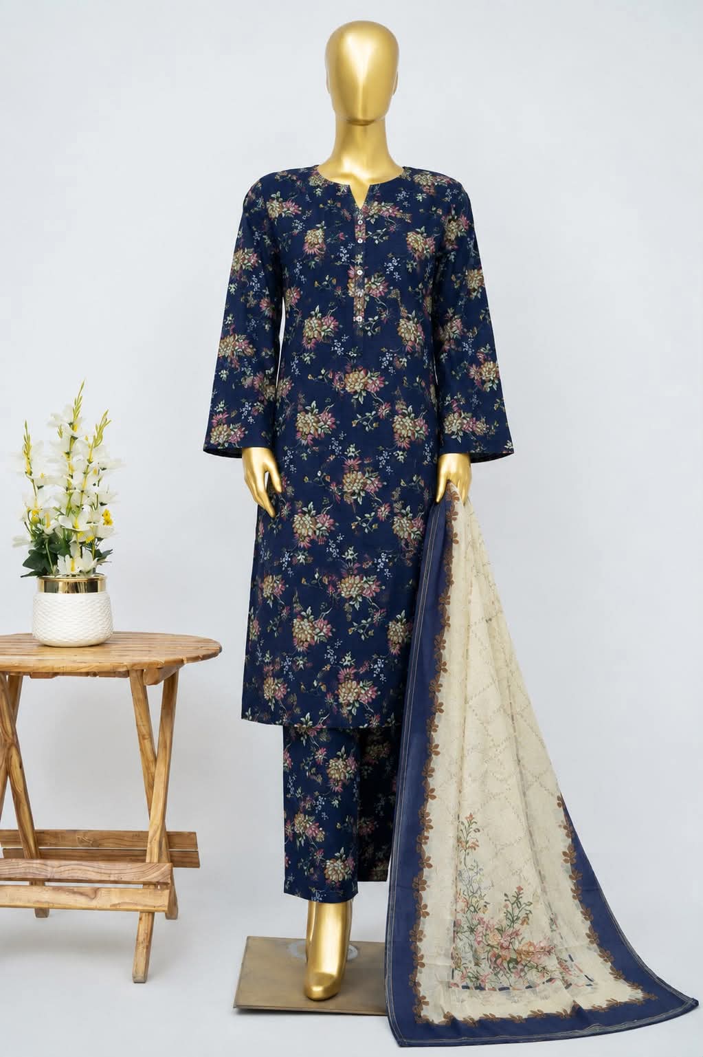 Sadabahar Lawn Printed Vol-15 3Piece Stitched Collection 2026 D#-16