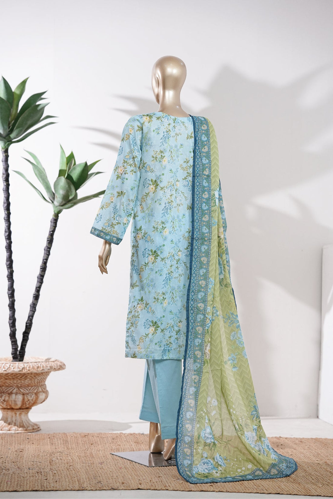 BIN SAEED Luxury Lawn Printed 3pcs Stitched Vol-18 3Piece Stitched COLLECTION 2026 D-#45