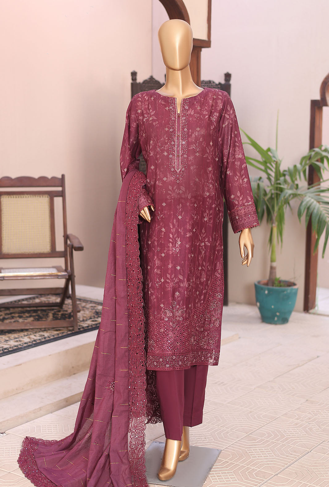 Ninokara by HZ Textiles Embroidered Jacquard Suit Unstitched 3 Piece Collection Vol-03 2026 D#-03