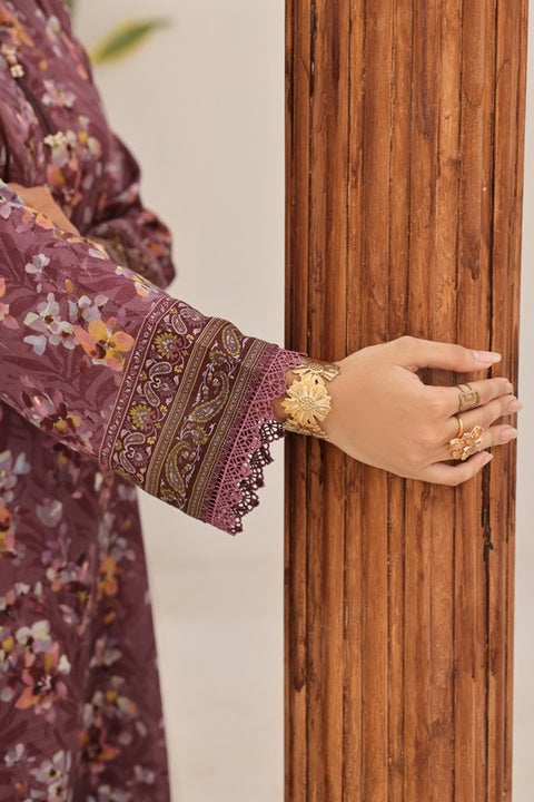 Aizal By Inaya Luxury Lawn Printed Vol-2 3Piece Stitched Collection 2026 AZIN-03