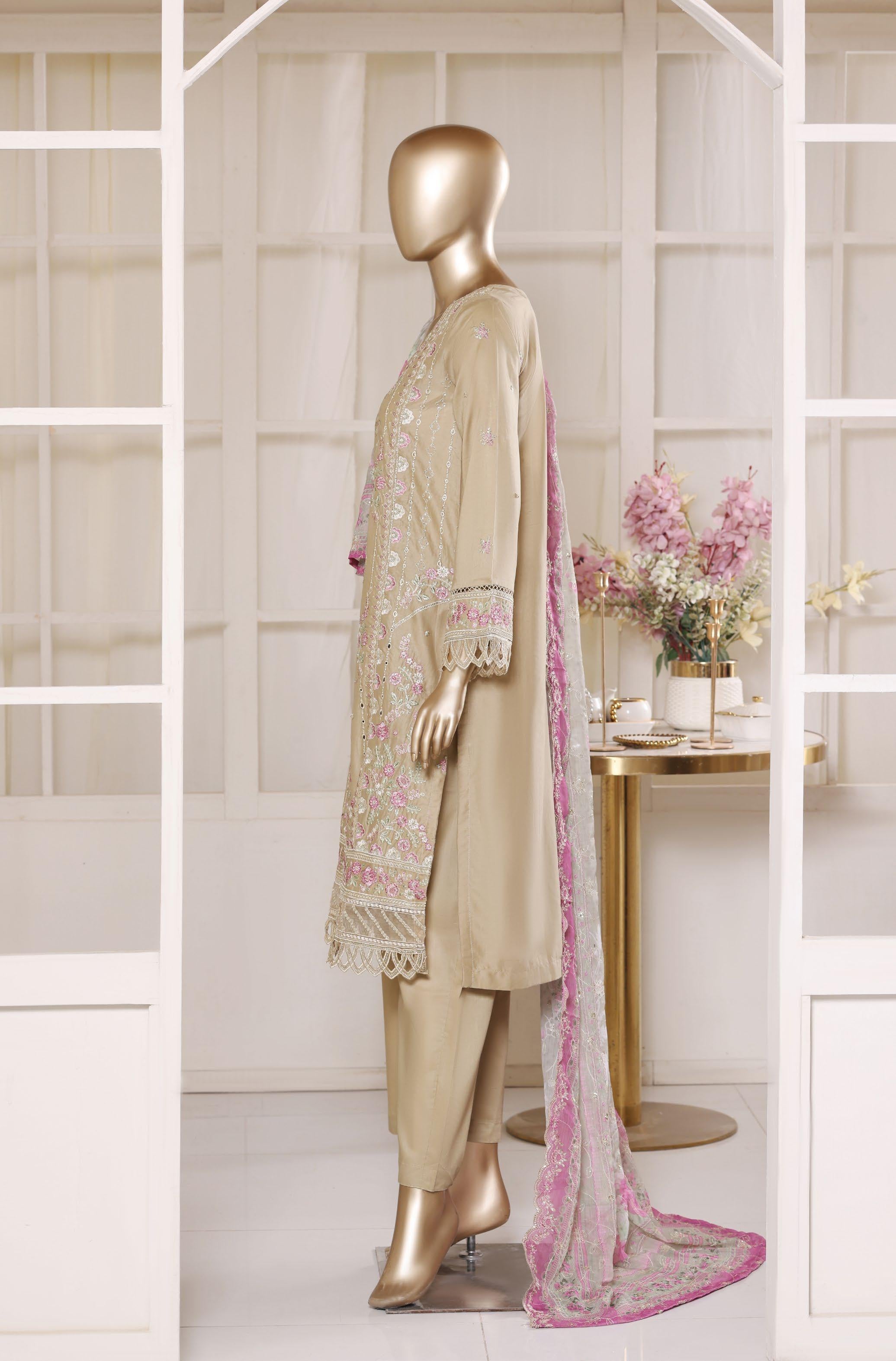 Bin Saeed Luxury Laserkari Heavy Embroidery Festive Vol-02 3Piece Stitched Collection 2026 D#-20