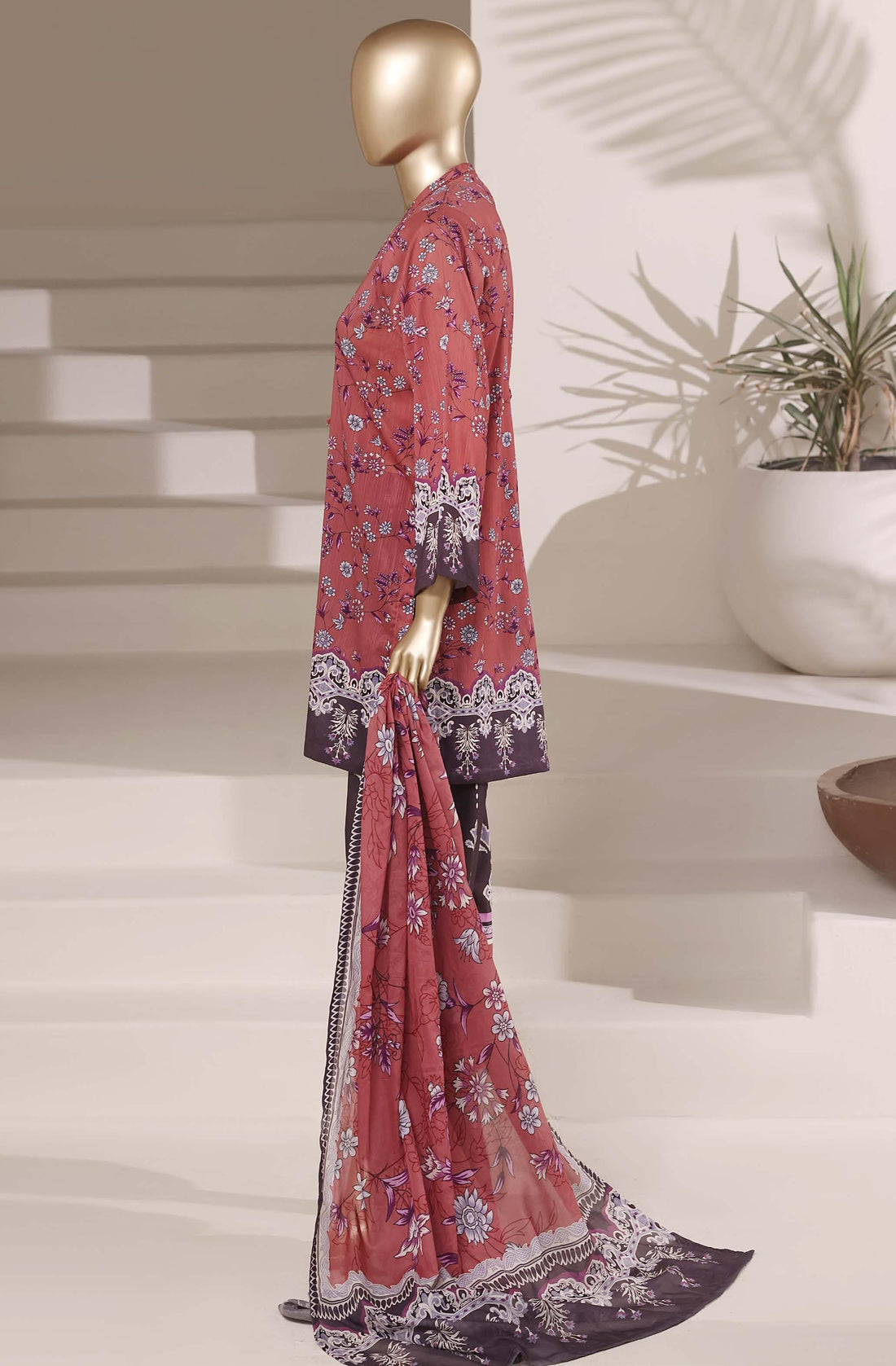 Sadabahar Lawn Printed Short Length Vol-02 3Piece Stitched Collection 2026 D#-08