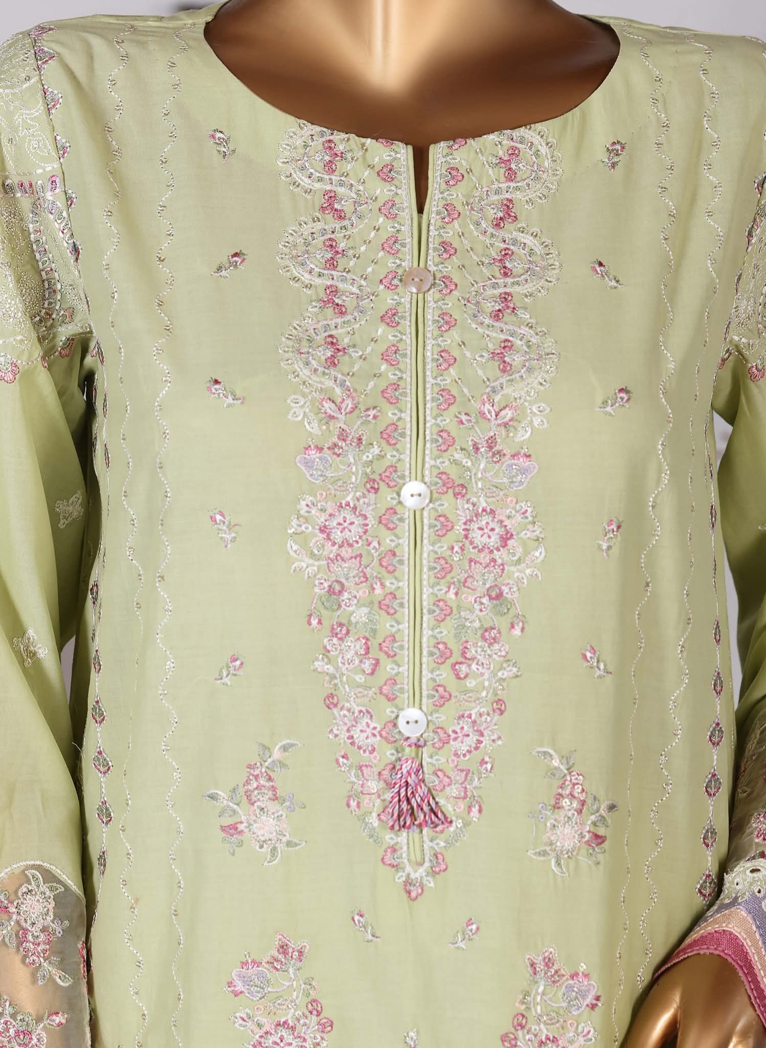 Hz Muse Luxury Heavy Embroidery Festive 3Piece Stitched Collection 2026 D#-02