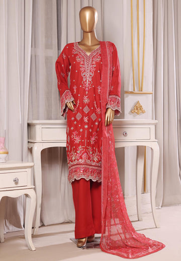 Bin Saeed Luxury Laserkari Lawn With Digital Printed Lawn Dupatta 3Piece Stitched Vol-01 Collection 2026. D#-06