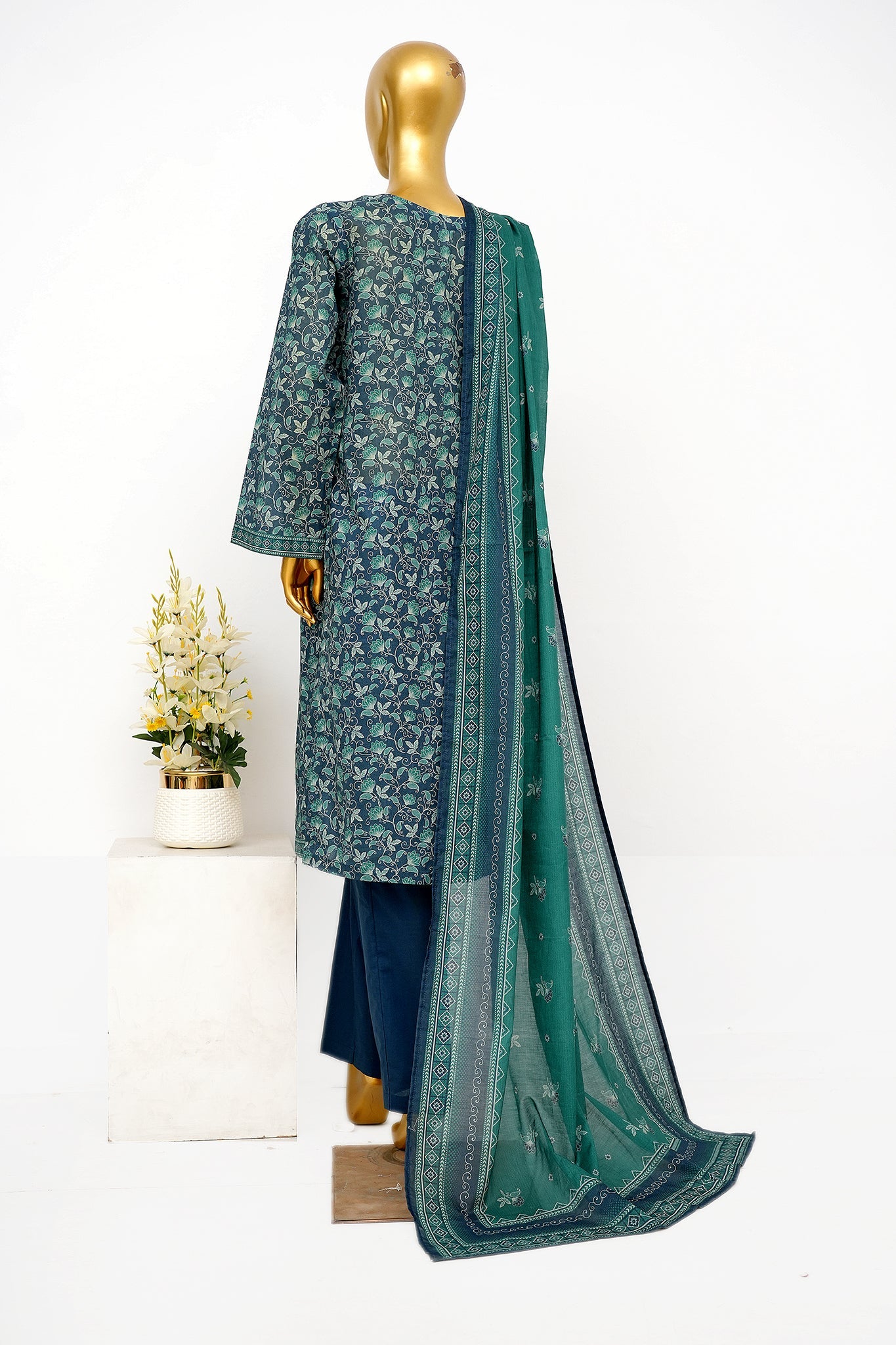 BIN SAEED Luxury Lawn Printed 3pcs Stitched Vol-30 3Piece Stitched COLLECTION 2026 D#-112