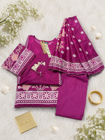 Zellbery Ready To Wear Luxury Lawn Printed 3pcs Stitched COLLECTION 2026 D#-03
