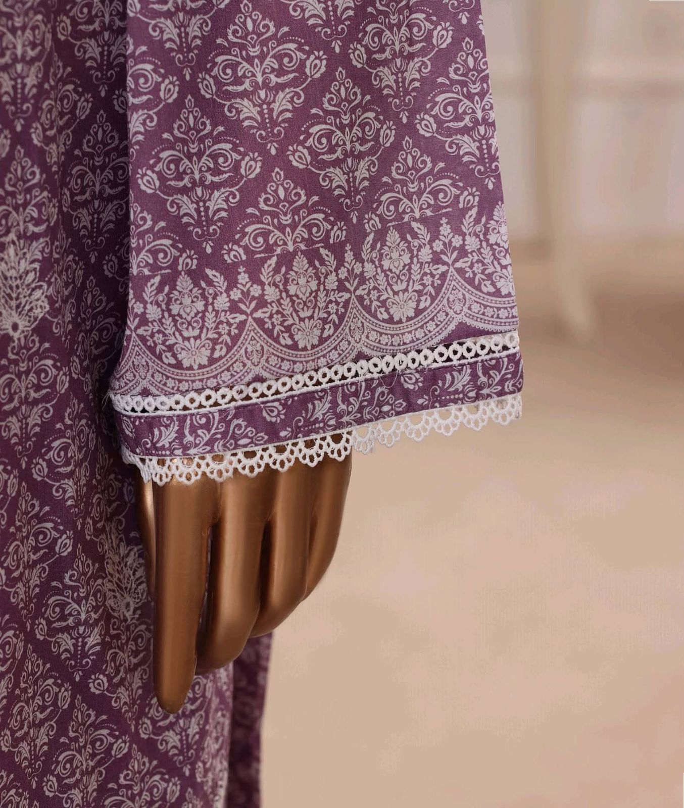 HZ Textiles Luxury Printkari Embroidered Lawn Suit Stitched 3 Piece 2026 D#-03