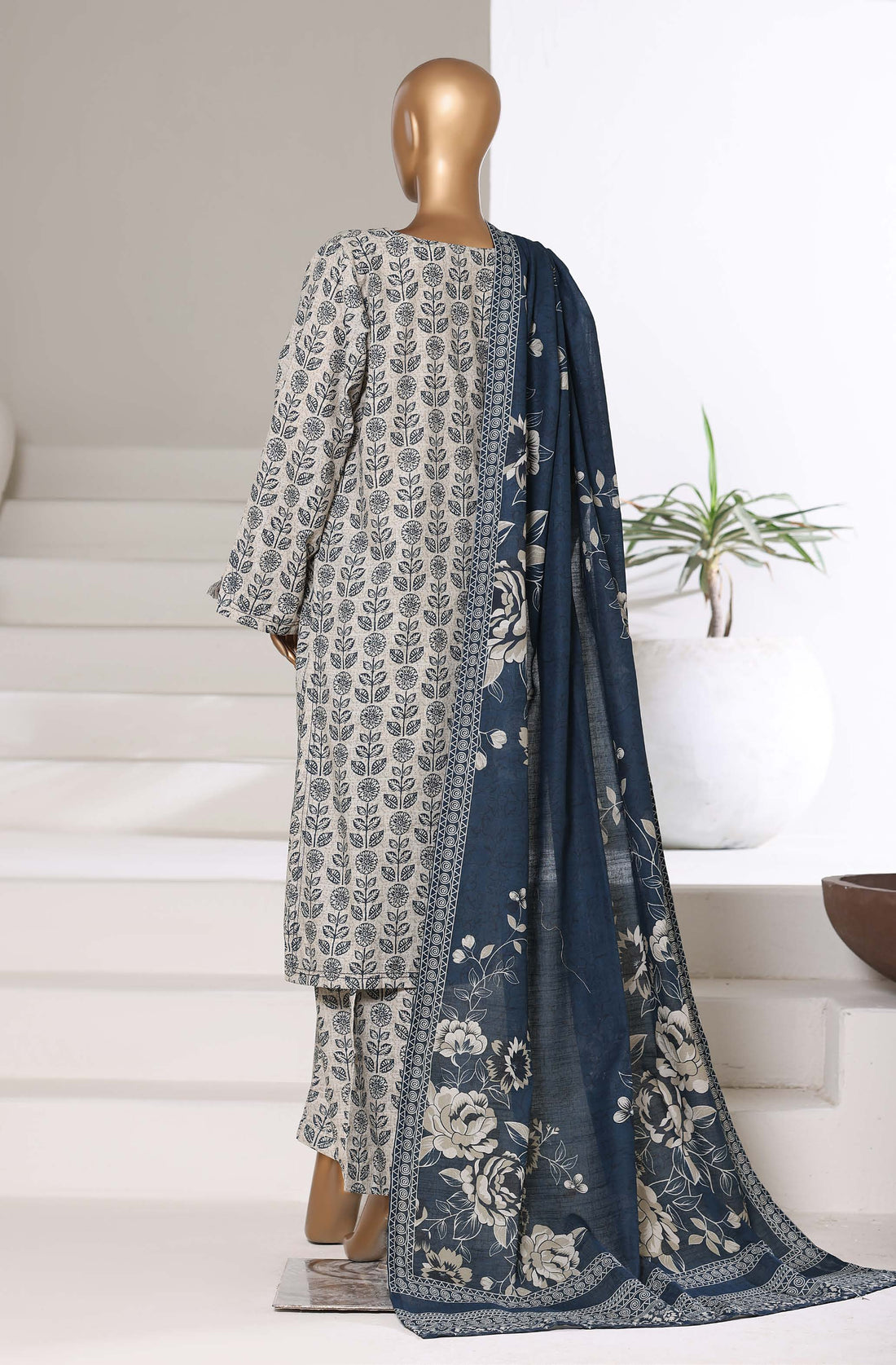 Sadabahar Printed Khadder 3PCS Stitched Vol—3 Collection 2025 D-24