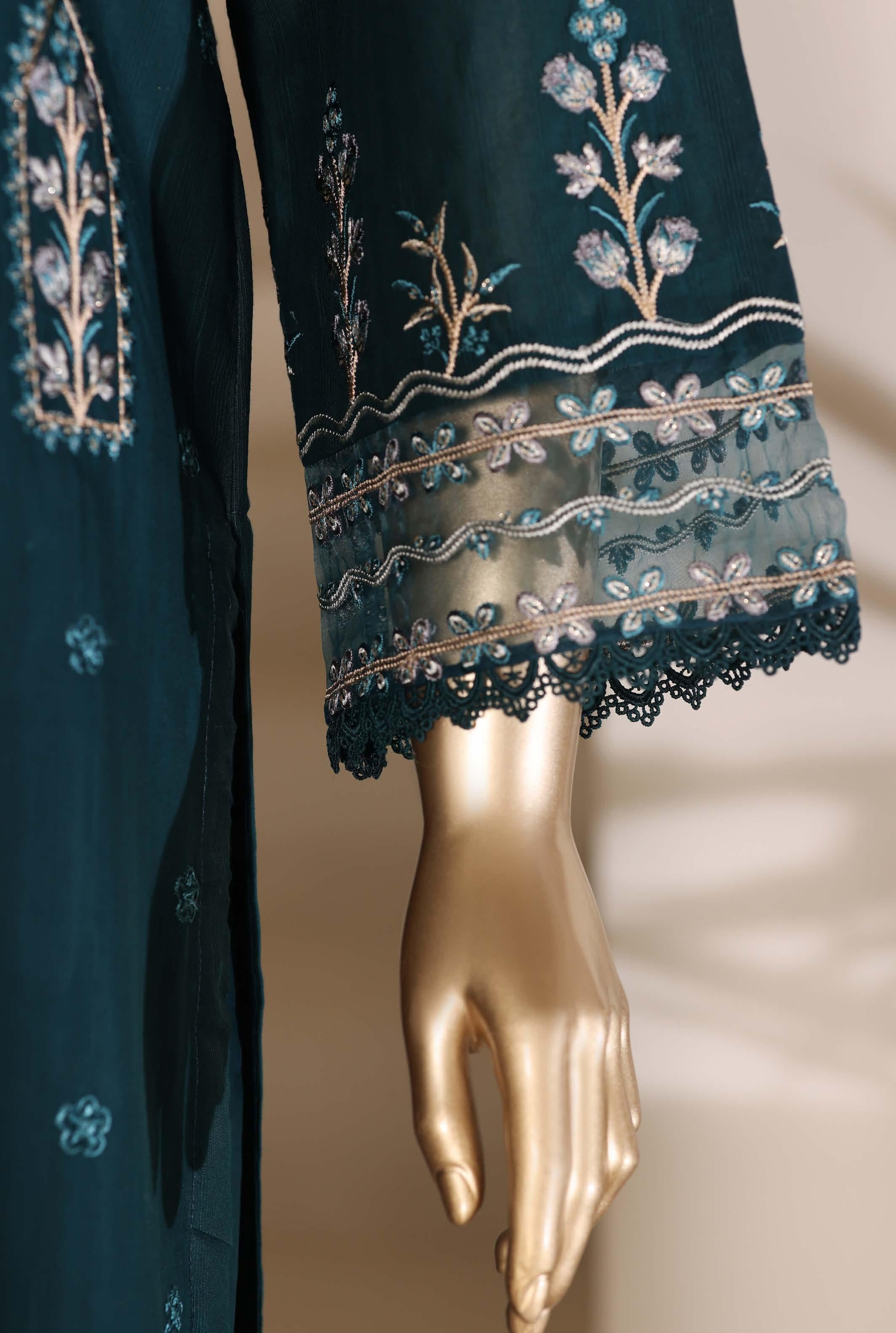 Sadabahar Luxury Slub Viscous Lawn Embroidery With Chiffon Embroidery Dupatta Stitched Vol-05 Collection 2026. LEL-20