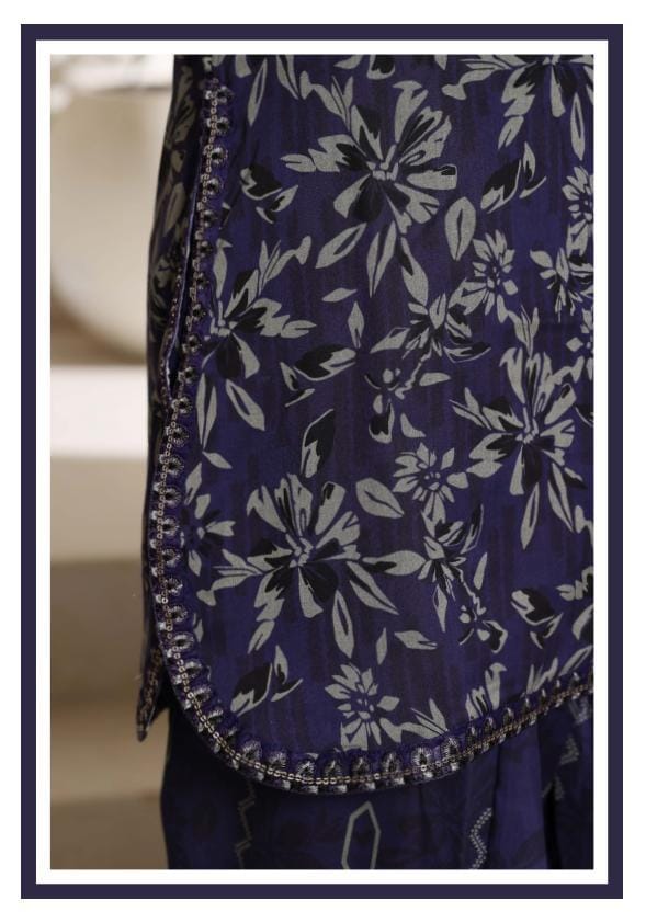 Sadabahar Malika Embroidery Lawn Short Length With Shalwar With Lawn Printed Dupatta  3Piece Stitched Vol-01 Collection 2026 D#08