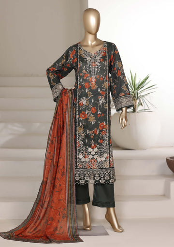 Sadabahar Luxury Signature  Lawn Embroidery 3Piece Stitched Vol-03 COLLECTION 2026. D-01