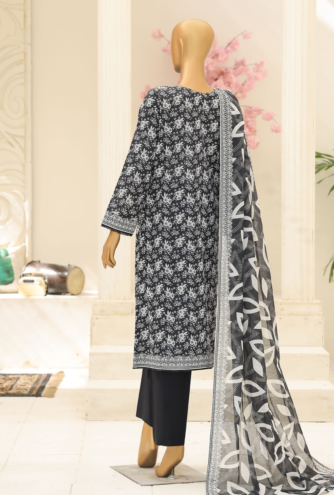Summer Shades by HZ Textiles Digital Printed Lawn Suit Unstitched 3 Piece Collection 2026 D#-04