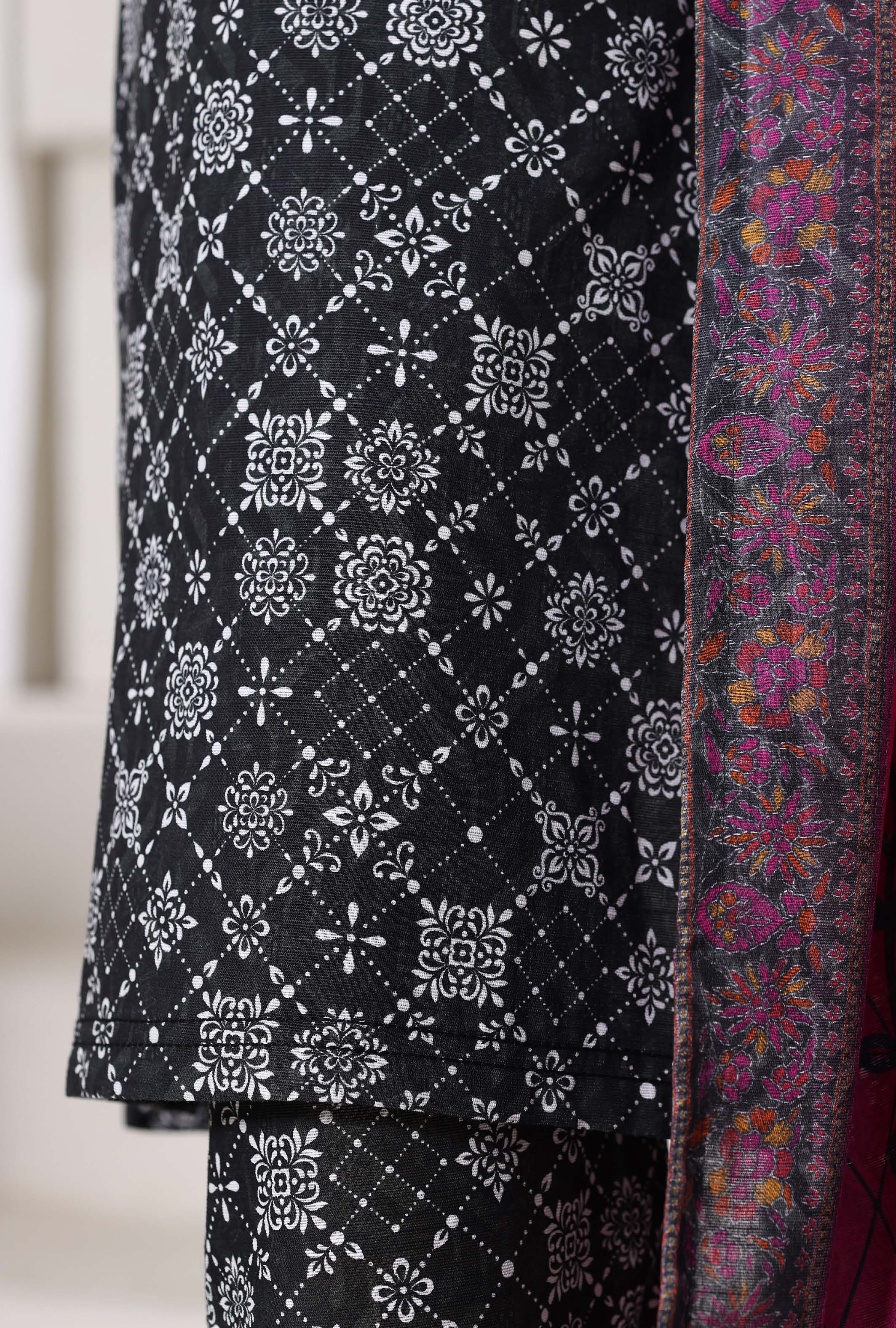 Sadabahar Printed Khadder 3PCS Stitched Vol—3 Collection 2025 D-23