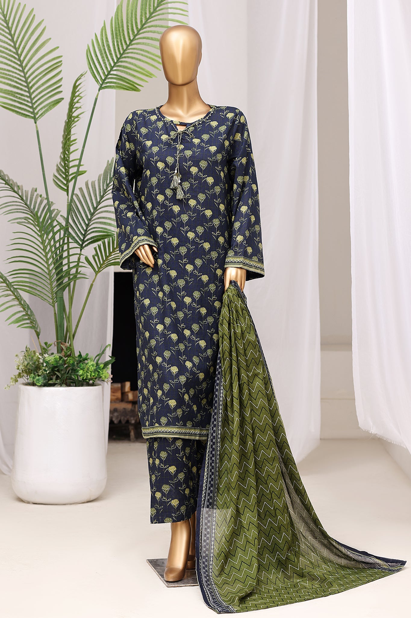 BIN SAEED Luxury Lawn Printed 3pcs Stitched Vol-18 3Piece Stitched COLLECTION 2026 D-#67