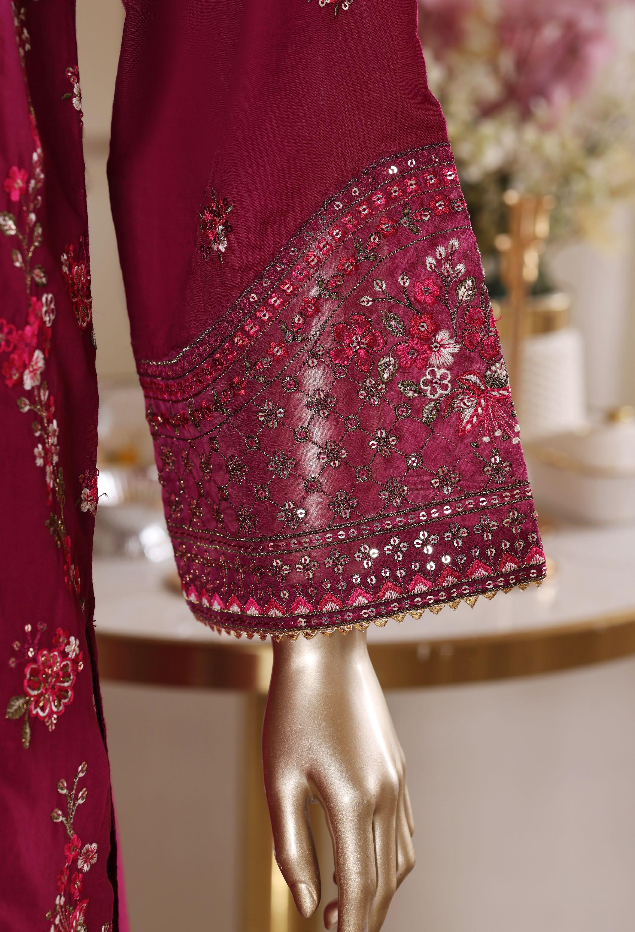 Bin Saeed Luxury Laserkari Heavy Embroidery Festive Vol-02 3Piece Stitched Collection 2026 D#-29