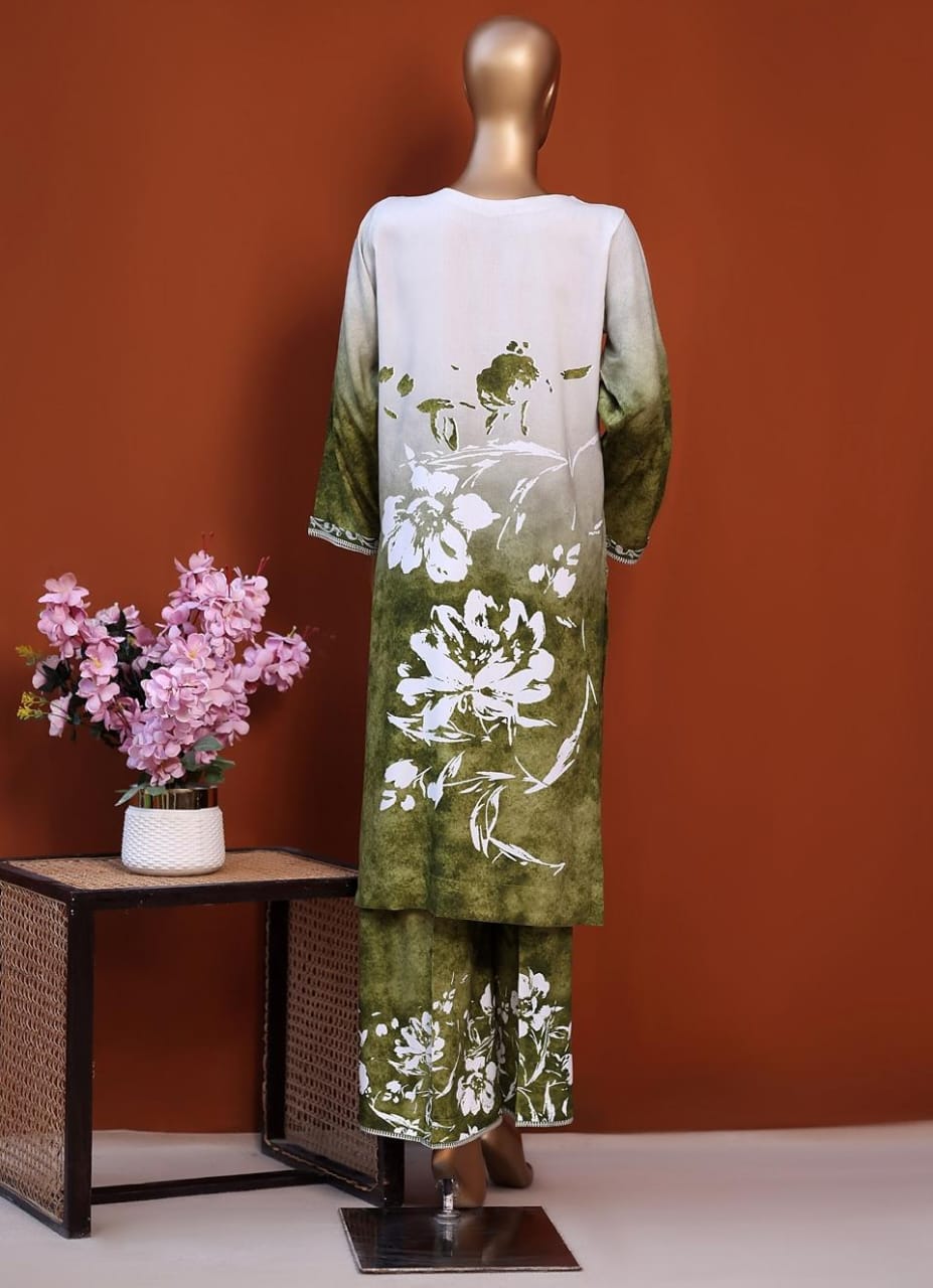 HZ LINEN CO-ORD'S 2PIECE DIGITAL PRINTED STITCHED COLLECTION 2025. HZLCR- 2015