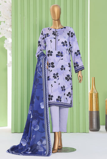 Vogue By HZ Textiles Printed Viscose Suit Unstitched 3 Piece Winter Collection 2025 D-04
