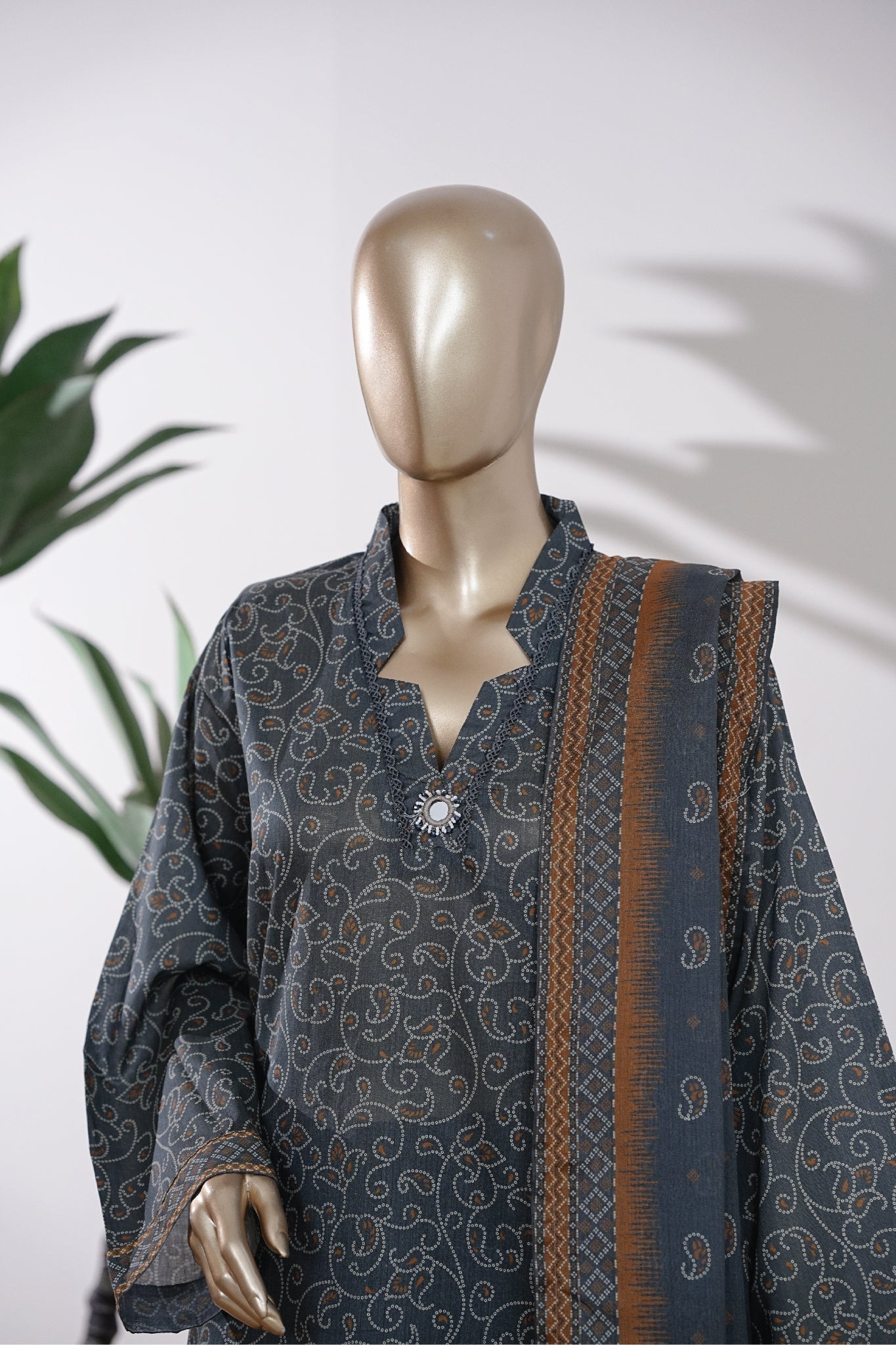 BIN SAEED Luxury Lawn Printed 3pcs Stitched Vol-18 3Piece Stitched COLLECTION 2026 D-#47