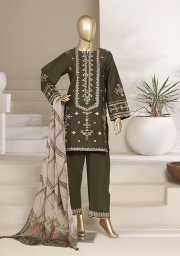 Sadabahar Festive Luxury Lawn Cotton Embroidery 3Piece Stitched COLLECTION 2026. D-01