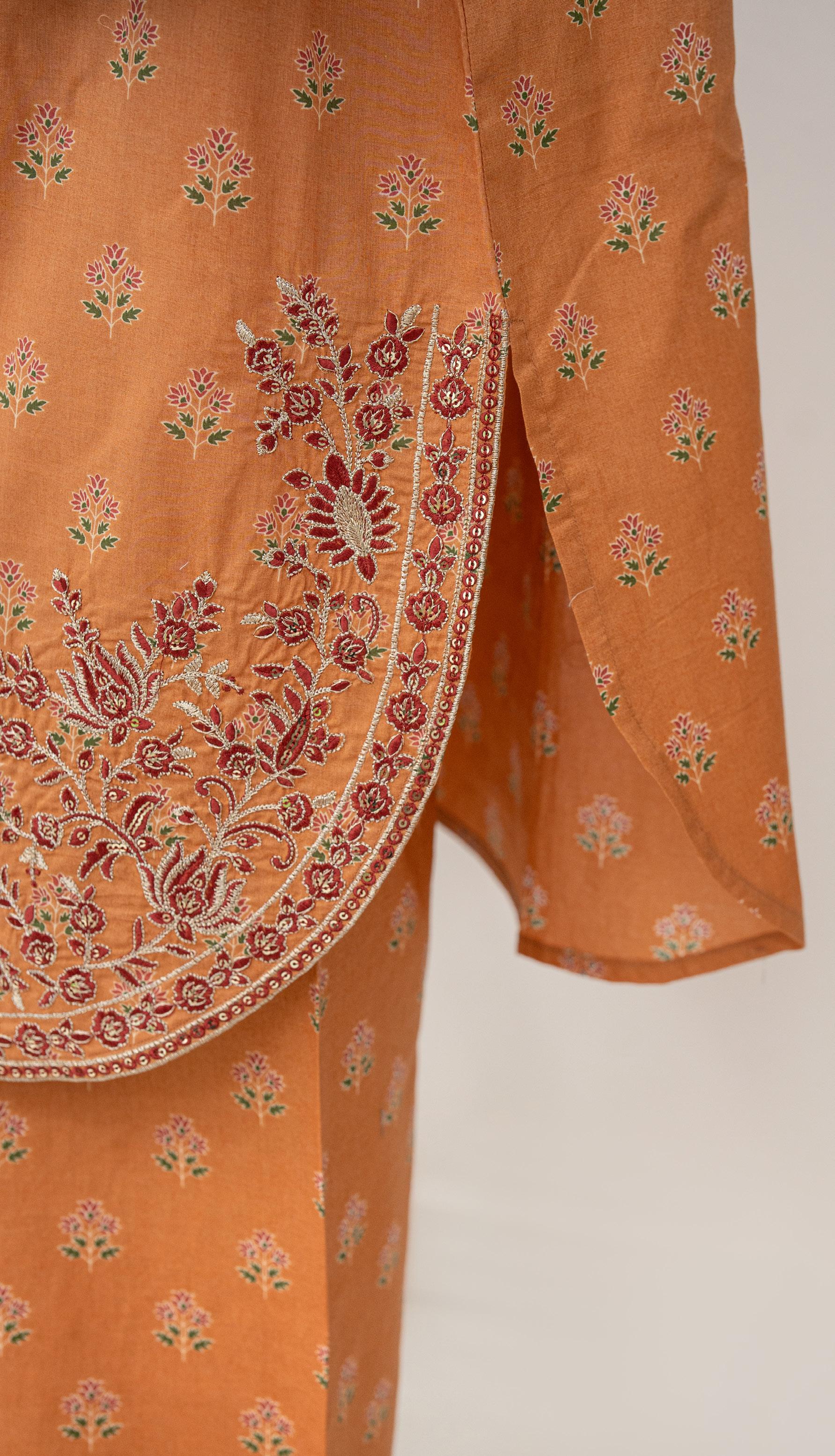 Bin Saeed Luxury Exclusive Embroidery 3 Piece Stitched Lawn Collection 2026 D#02