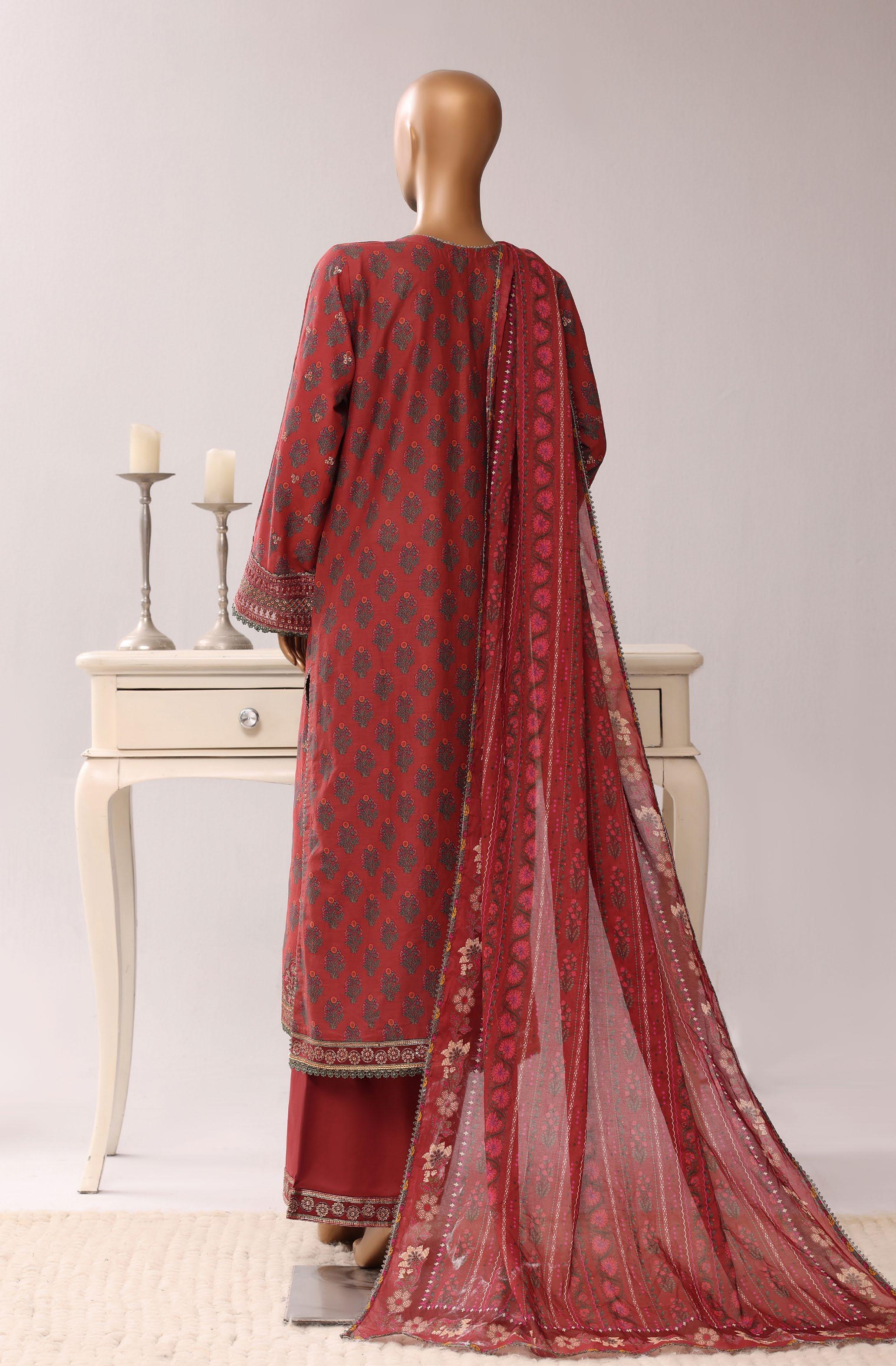 Sadabahar Luxury Regal Lawn With Digital Printed Lawn Dupatta 3Piece Stitched Festive Edition Collection 2026. D#-08