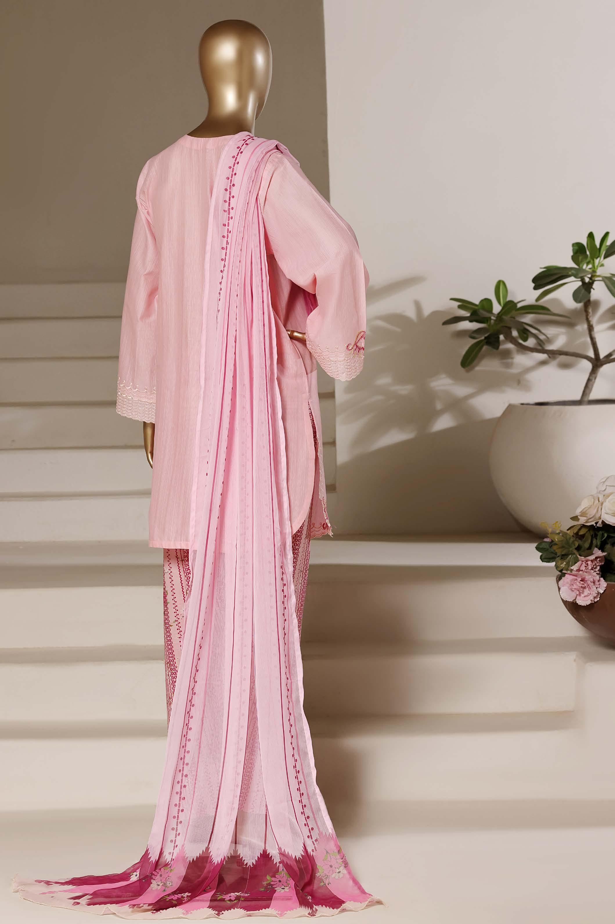 Sadabahar Luxury Eclair Solid  Textured Lawn Embroidery With Digital Printed Chiffon Dupatta With Printed Farshi Shalwar 3Piece Stitched Festive Edition Collection 2026. D#-06