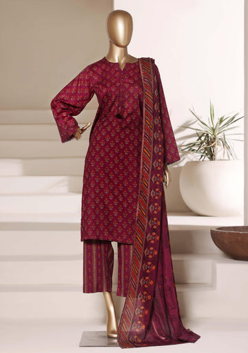 Sadabahar Printed Lawn 3Piece Stitched Vol-06 COLLECTION 2026 D#08