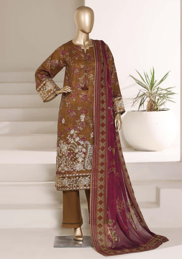 Sadabahar Luxury Amyrah Lawn With Digital Printed Lawn Dupatta 3Piece Stitched Vol-01 Collection 2026. D#-03